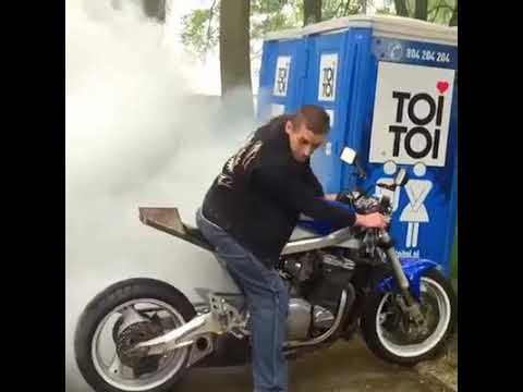 Very cool and funny motorcycle crash and stunts attempt compilation