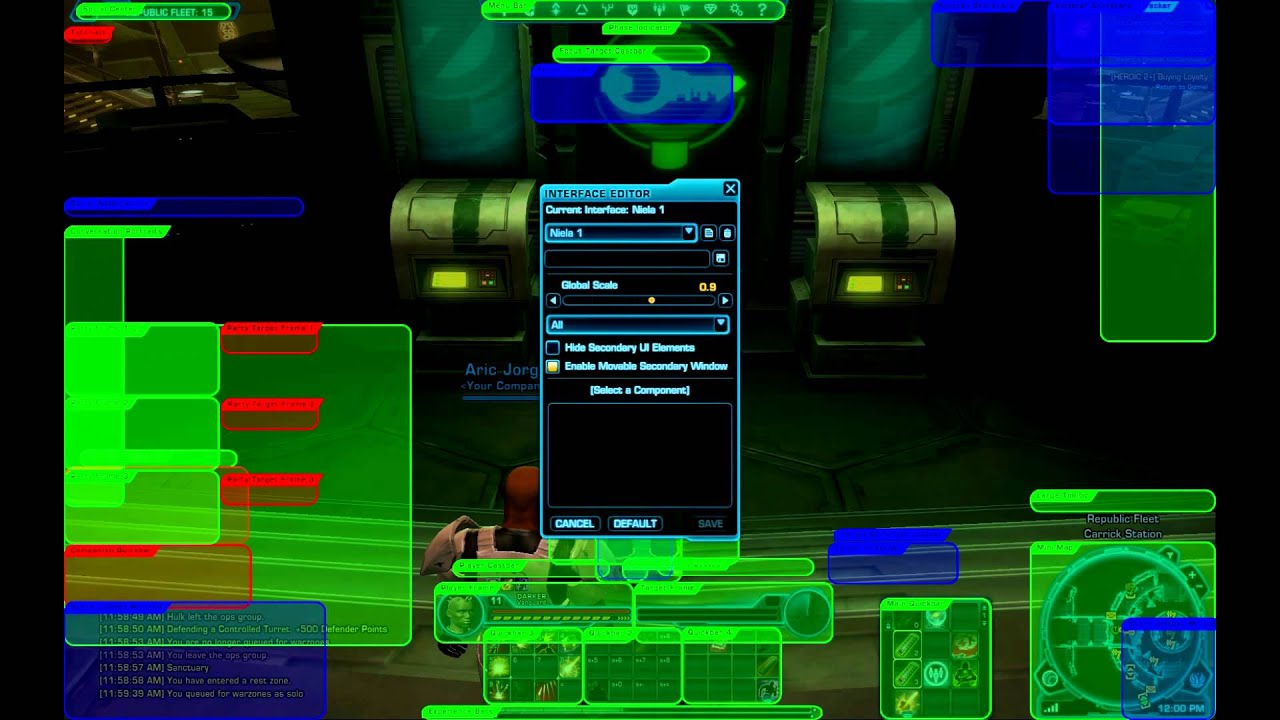 SWTOR - My 1.2 custom PVP UI - YouTube