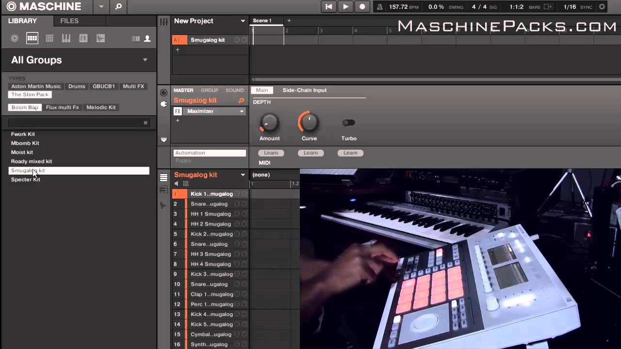 Maschine Packs: Flux Stim Pack expansion review - YouTube