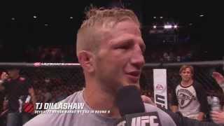 UFC 173: TJ Dillashaw and Renan Barao Octagon Interviews