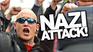 Neo-Nazis Attack Anti-Racism Protesters