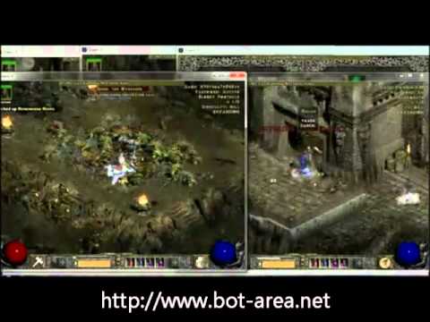 Diablo 2 D2NT Bot - Multibotting 1.13d - YouTube