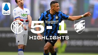INTER 5-1 SAMPDORIA | HIGHLIGHTS | SERIE A 20/21 | A brilliant performance from the Champions! 🇮🇹⚫🔵???