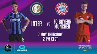 LIVE | INTER vs BAYERN MUNCHEN on PES 2020 with INTER | QLASH 🎮⚫🔵🙌🏻???? [SUB ENG]