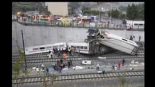 Impactantes imagenes accidente de Tren en Santiago de Compostela