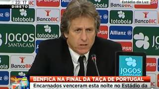 VIDEO: Conferência de Imprensa Completa de Jorge Jesus após o Benfica 3-1 Porto VIDEO: Conferência de Imprensa Completa de Jorge Jesus após o Benfica 3-1 Porto
