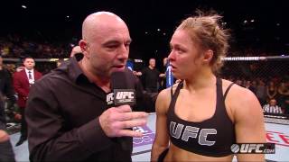 UFC 168: Ronda Rousey Post-Fight Interview