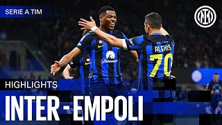 DIMARCO + SANCHEZ = 3 PUNTI 🔥? | INTER 2-0 EMPOLI | HIGHLIGHTS | SERIE A 23/24⚫🔵🇮🇹????