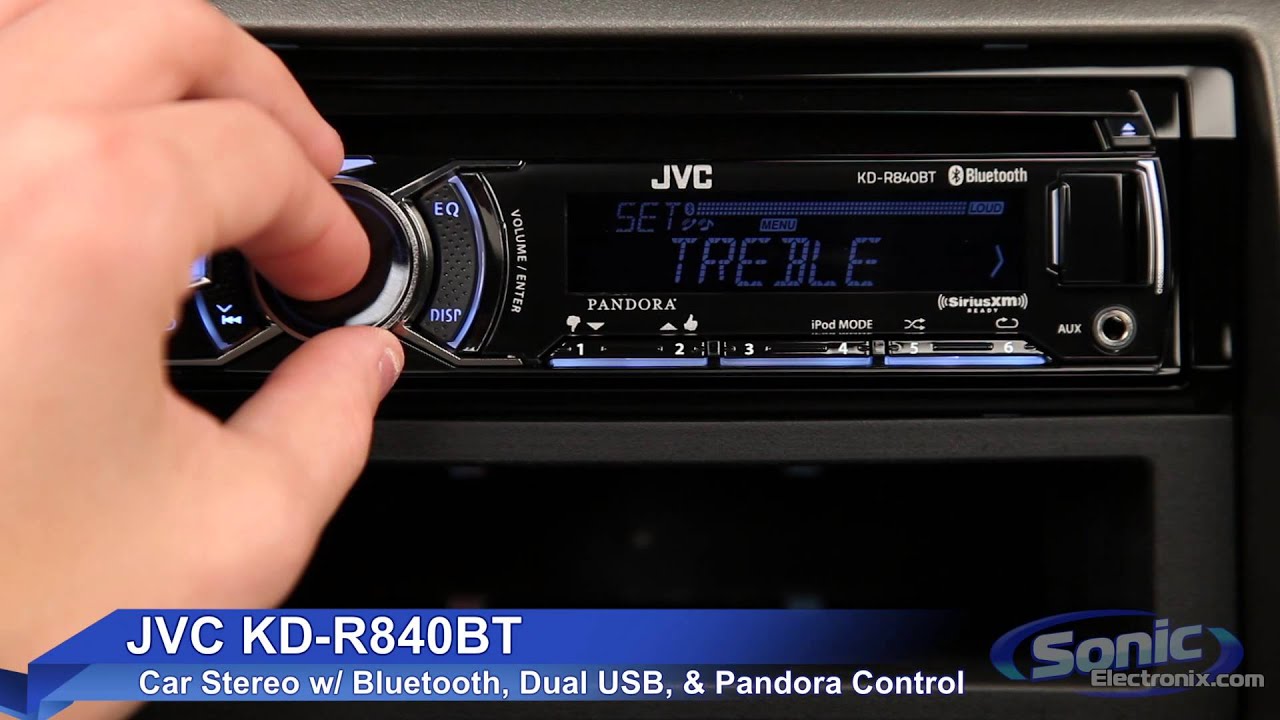 JVC KD-X270BT Bluetooth Car Stereo W/USB Port, MP3 Player