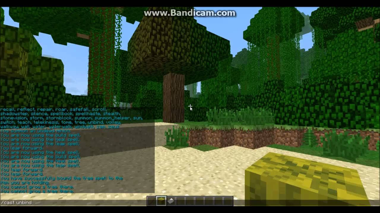 Minecraft Magic Spells Server Plugin for Bukkit -Tutorial- - YouTube