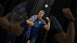 Ready to step into the  ̶p̶i̶t̶c̶h̶… RING! 🖤💙😎??? #IMInter #Shorts