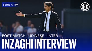UDINESE 3-1 INTER | SIMONE INZAGHI EXCLUSIVE INTERVIEW 🎙️⚫🔵?�