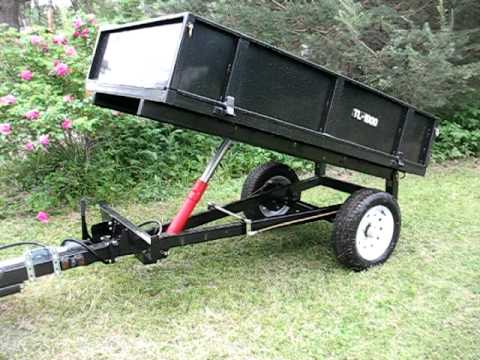 Utility Trailers For Sale Ontario >> Hydraulic Dump Trailer for Farm Tractor - YouTube Utility Trailers For Sale Ontario >> Hydraulic Dump Trailer for Farm Tractor - YouTube