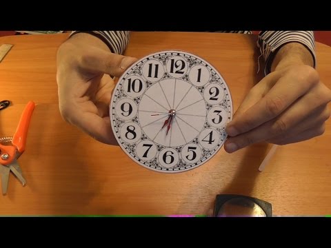 Часы сделать своими руками для детей 55