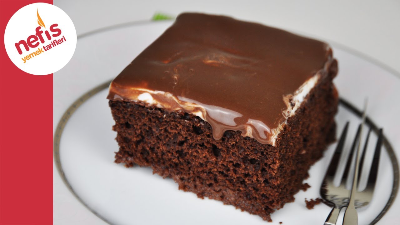 Browni Tadında Islak Kek Tarifi Videosu Browni Tadında Islak Kek Tarifi Videosu