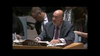 Ambassador Ron Prosor sounds a siren in the Security Council