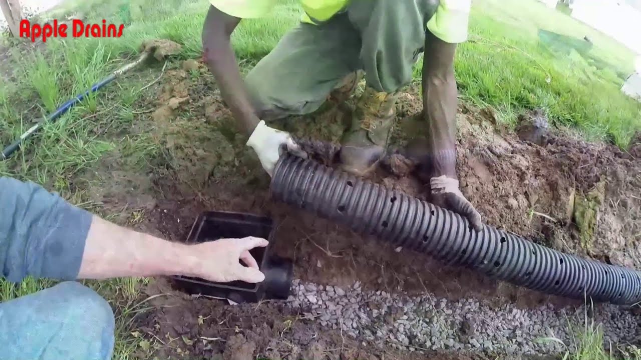 How To Install a FRENCH DRAIN in your back yard, Do It Yourself Project