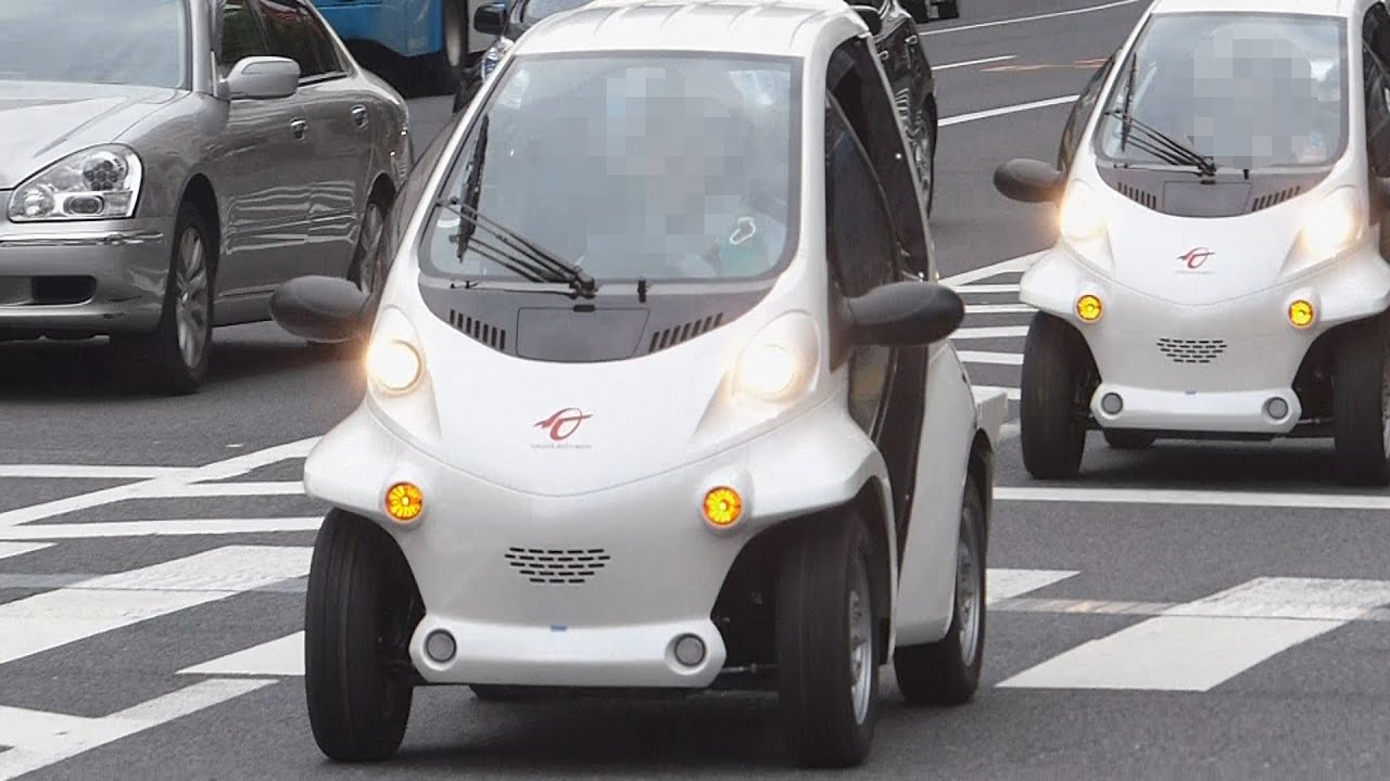 small electric vehicle of one person riding