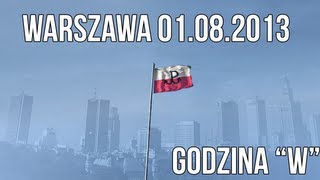 Warszawa, 01.08.2013, godzina "W"