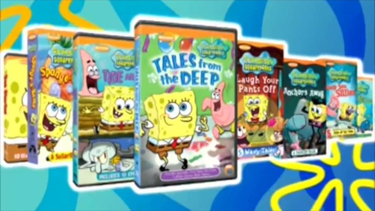 Opening Of Spongebob Squarepants: Spongebob Christmas VHS From 2003 All chr...