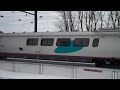 Amtrak in Rahway Station - AEM-7 Pulling Acela Express