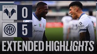 UNA VITTORIA A CINQUE STELLE ⭐ | H. VERONA 0-5 INTER | EXTENDED HIGHLIGHTS 📺⚫🔵??