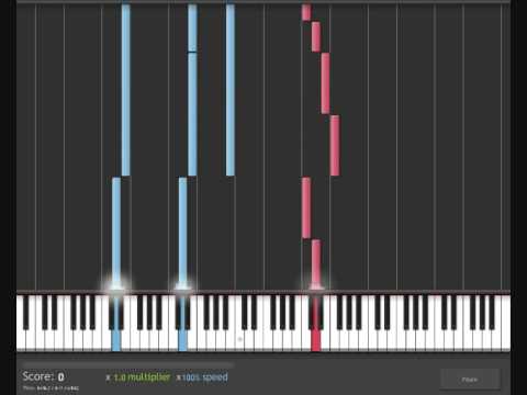 how to play in the end on piano
