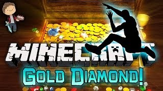 Minecraft: Gold and Diamond Parkour Race! Mini-Game w/Mitch & Friends!