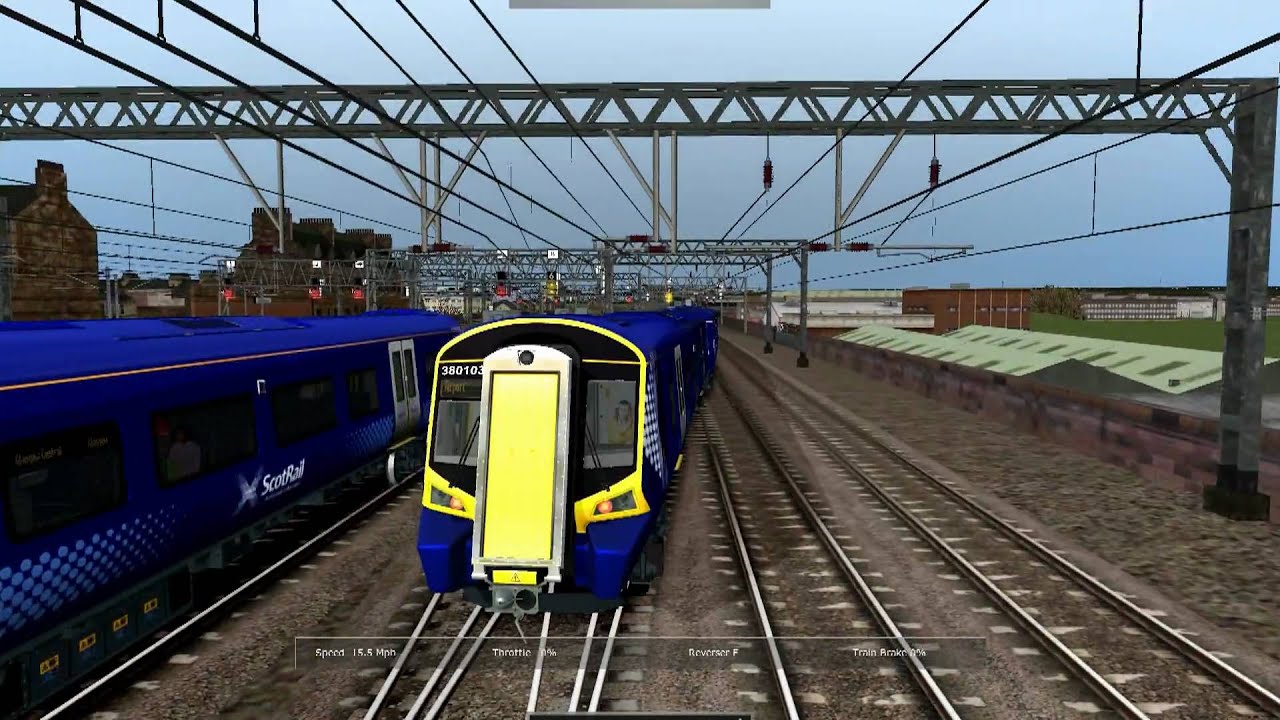 HD - Class 380 on RailWorks - Glasgow Central to Glasgow Airport ...