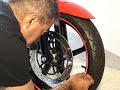 Motorcycle Rim Stickers - Fitting