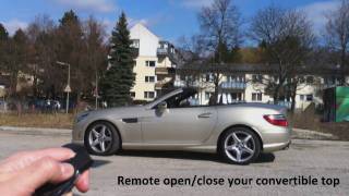 mods4cars SmartTOP for Mercedes-Benz SLK R172 - operate the top with your  remote & while driving