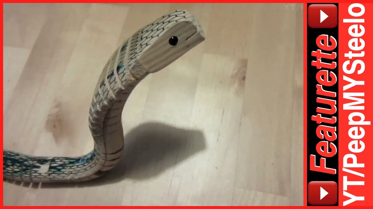 Pet Wooden Snake Toys For Kids w/ Moving Body & Wood Cobra Head as well