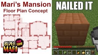 PLAYING HOUSE IN MINECRAFT (Super Mari Fun Time)