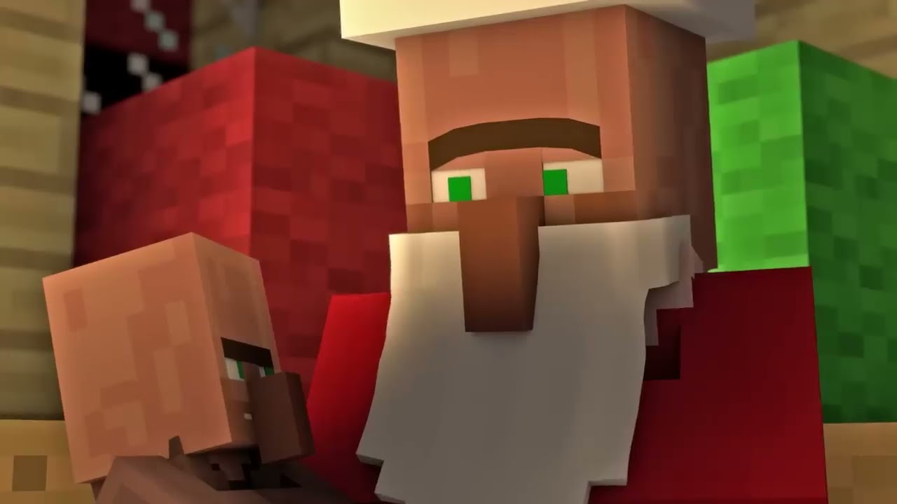 christmas with the villagers minecraft animation youtube christmas with the villagers minecraft animation youtube