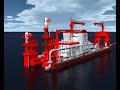 Animation of an IHC 8527 MP cutter dredge