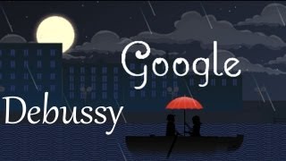 Amazing Claude Debussy Google Doodle