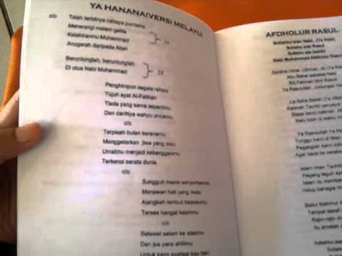 Ya Hanana - Versi Melayu - YouTube