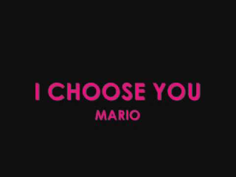 choose you mario - YouTube