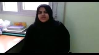 Anud Sanussi, a few hours before her pseudo release from prison, 09.02.2013