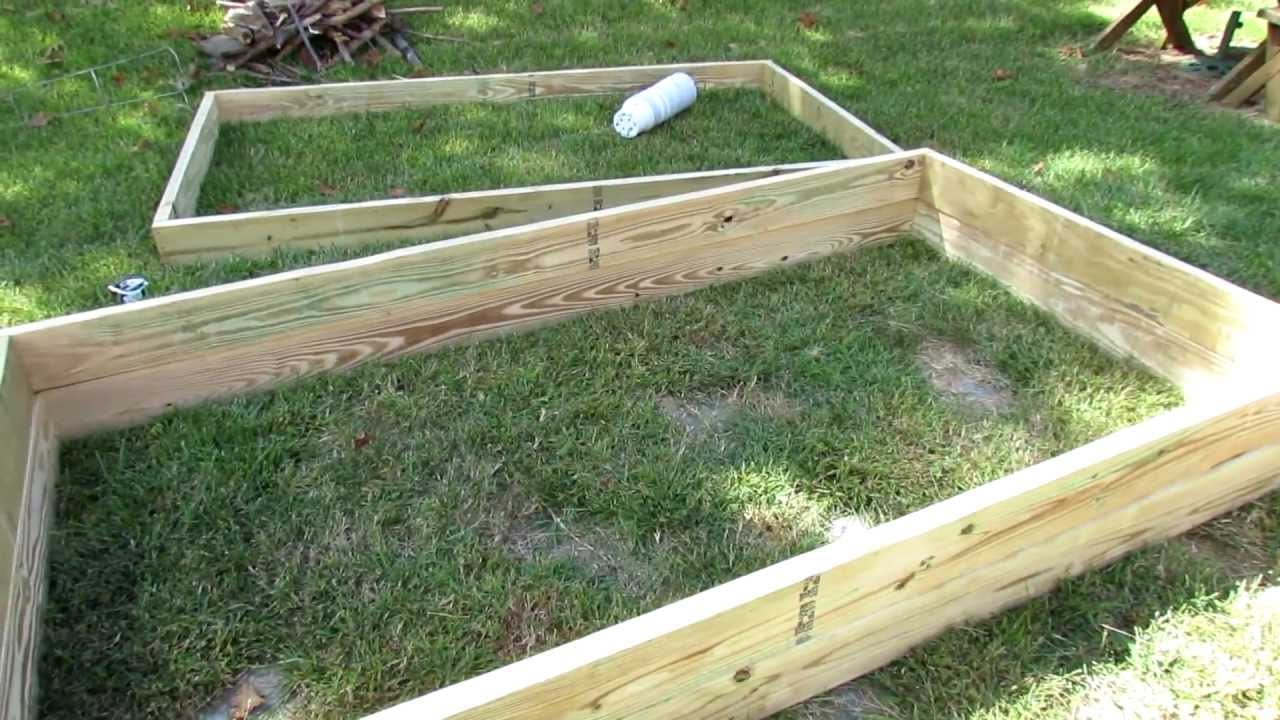 How to Quickly amp; Easily Build Raised Bed Garden Frames  YouTube