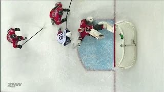 Reto Berra's Bicycle Kick Save