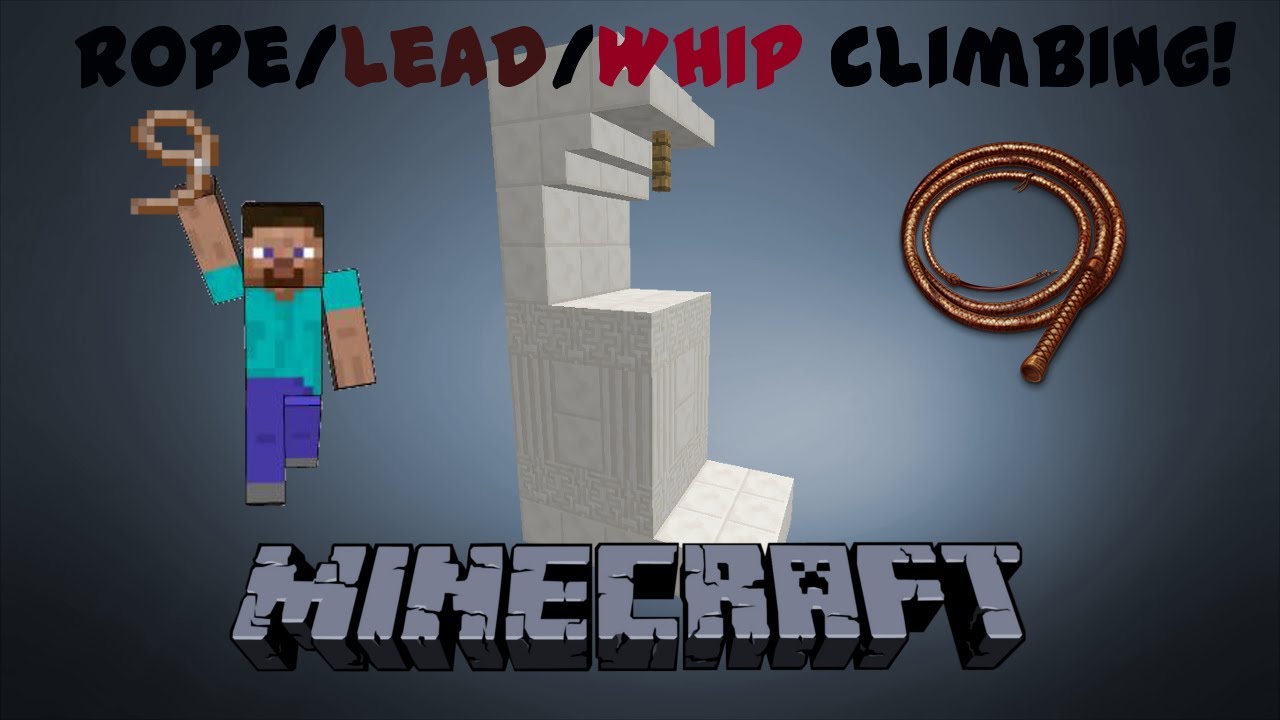 Rope Climbing In Minecraft! Mapmaking 1.7 Tutorial YouTube
