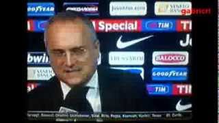 Juventus Lazio 4 1 Lotito nervoso e polemico a Sky