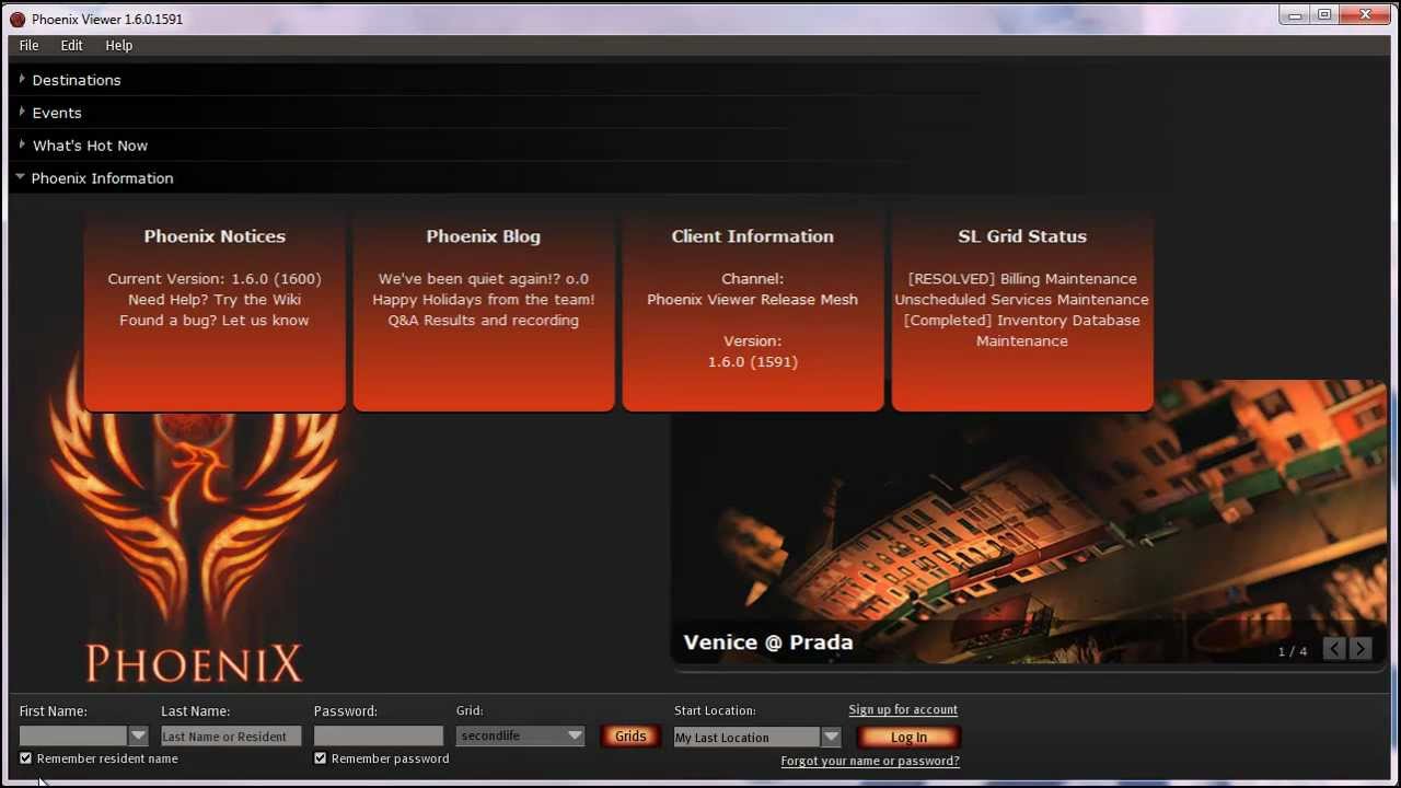 How to use the Phoenix Viewer for accessing Second Life - YouTube