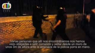 Cargas policiales en Fiestas de la Paloma (16-8-13)