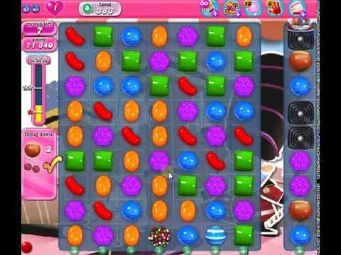 How to beat Candy Crush Saga Level 383 - 1 Stars - No Boosters - 113