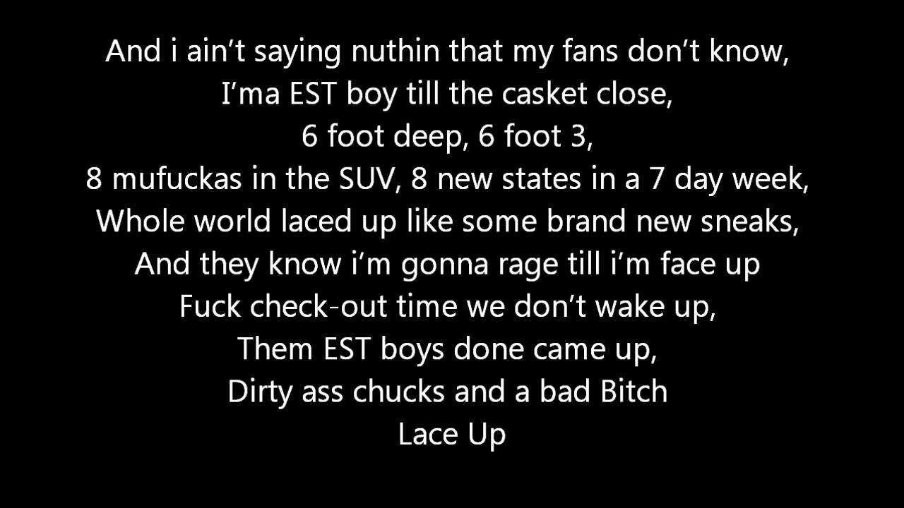 MGK - Lace Up (ft. Lil Jon) Lyrics - YouTube