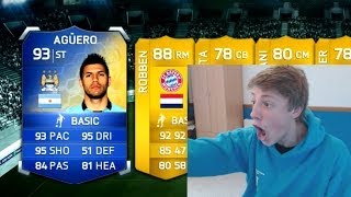 TOTS AGUERO IN A PACK LIVE!! - FIFA 14