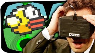 FLAPPY BIRD in Oculus Rift! ☆ Let's Play Floculus Bird