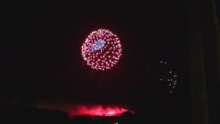 14 juillet 2013 Feu d'artifice de Carcassonne HD